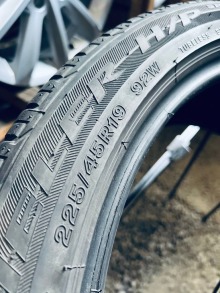 225 45 19 Bridgestone Dueler H/P Sport  Літні БУ Шини. Фото 4