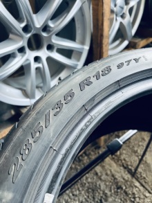 285 35 18 Pirelli P Zero літня б/у Шина | без дефектів. Фото 9