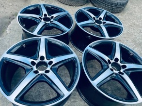 Оригінальні Різноширокі Диски R18 Mercedes AMG 8.5-9.5J ET34.5-ET48 5x112  CLS W218 AMG. Фото 3