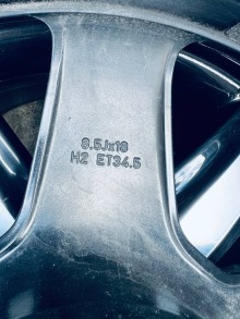 Оригінальні Різноширокі Диски R18 Mercedes AMG 8.5-9.5J ET34.5-ET48 5x112  CLS W218 AMG. Фото 11
