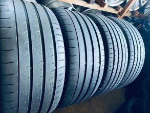 Комплект шин Yokohama Advan Sport 245 45 20 + 275 40 20 (б/у)  Літня Бу. Фото 5