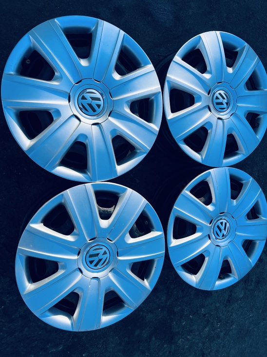 Сталеві Диски з Ковпаками R14 5x100 Volkswagen / Škoda / SEAT / Audi 