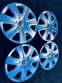 Сталеві Диски з Ковпаками R14 5x100 Volkswagen / Škoda / SEAT / Audi . Фото 7