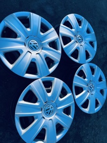 Сталеві Диски з Ковпаками R14 5x100 Volkswagen / Škoda / SEAT / Audi . Фото 4