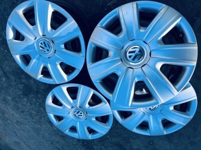 Сталеві Диски з Ковпаками R14 5x100 Volkswagen / Škoda / SEAT / Audi . Фото 2