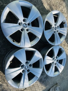 Оригінальні Диски Skoda R17 6.5J ET41 Ronal 5x112. Фото 7