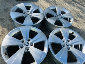 Оригінальні Диски Skoda R17 6.5J ET41 Ronal 5x112. Фото 3